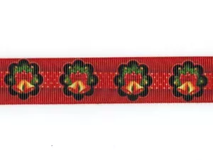 Christmas Bells 7/8" Grosgrain Ribbon - Picture 1 of 1