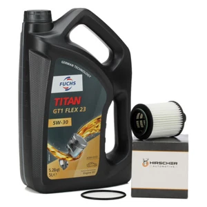 5L FUCHS Motoröl 5W30 + HIRSCHER Ölfilter für OPEL ASTRA ZAFIRA 1.3/2.0 CDTi - Bild 1 von 3