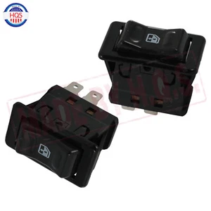 Pair Black Power Window Switch For 1982-1989 Chevy Camaro RS Z28 Berlinetta - Picture 1 of 12