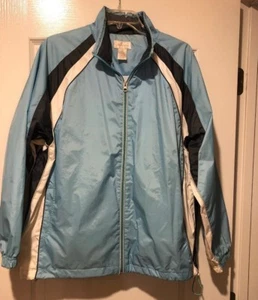 STUDIO WORKS Windbreaker Coat Jacket ~ Nylon Adjustable Lined Zipper ~ Size 1X - Picture 1 of 10