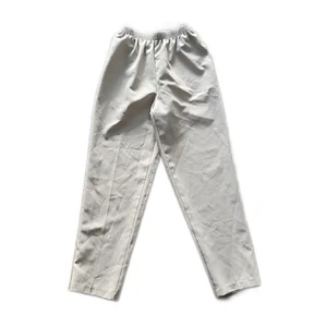 BonWorth Elastic Waist Pull On Pants ~ Sz S ~ Beige ~ High Rise ~ 29.5" Inseam - Picture 1 of 6