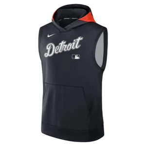 Detroit Tigers Nike Authentic Collection Performance Sleeveless Hoodie 2025 MLB - Picture 1 of 3