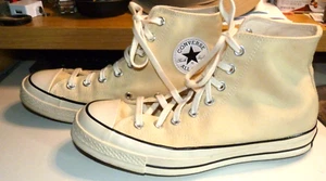 Chuck Taylor 70 High Top Yellow Shoe Sneaker Mens 8 / Womens 10 US - Picture 1 of 8