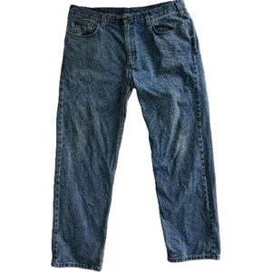 CARHARTT Jeans RELAXED Fit Blue Cotton 5 Pocket B160 DPS Men's Size 40 x 32 - Picture 1 of 7