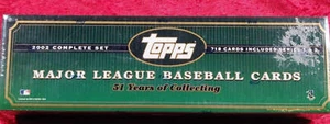 2002 Topps Baseball MLB Complete Set Series 1 & 2 Factory Sealed 718 Cards - Picture 1 of 5