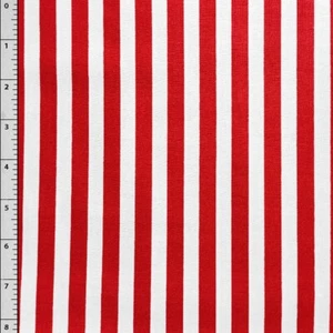 Patriotic Fabric - Red & White Pin Stripe - David Textiles YARD - Picture 1 of 1