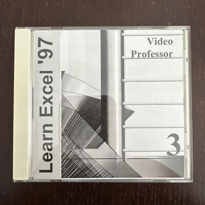 Juego completo de CD Learn Excel Video Professor PO36EX tutorial software para PC Foto 1 de 3