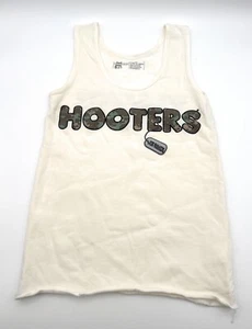 AUTÉNTICO HOOTERS LYCRA BLANCO CAMUFLAJE NIÑAS (XS) X-PEQUEÑO UNIFORME CAMISETA SIN MANGAS - Imagen 1 de 7