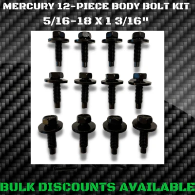 1959+ Mercury Country Cruiser Front End Exterior Chassis Body Bolts  5/16-18 OEM - Image 1 of 3