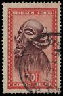 BELGIAN CONGO 254  - Tribal Carvings "Mbowa Executioner's Mask" (pa90366)