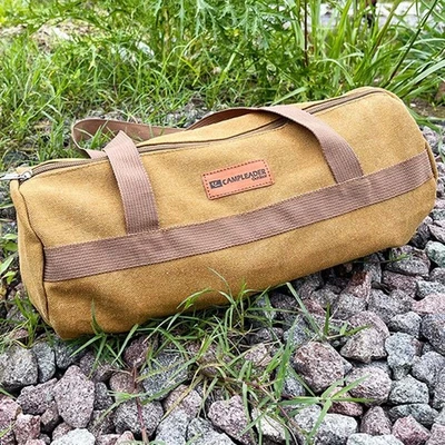 Tool Bag Nail Bag Camping Canvas Hiking Hmmers Outdoor Tent Hammer Shovel - Image 1 of 4