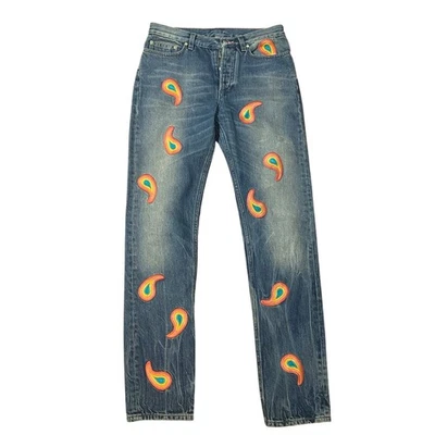 Jeans bordados Paul Smith hechos en Italia 30 W x 31 L Foto 1 de 4