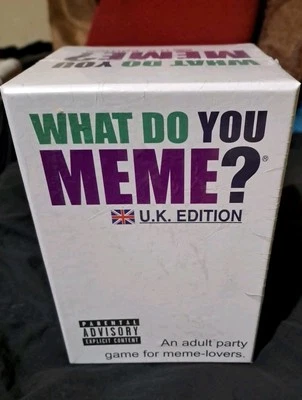 What Do You Meme? UK Edition | Fun Adult Party Card Game | Perfect For Parties! - Image 1 of 4