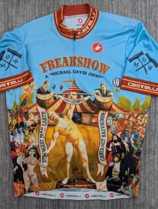 Castelli Men's Cycling Jersey Short Sleeve Freakshow Cycling Jersey Size Medium - Picture 1 of 18