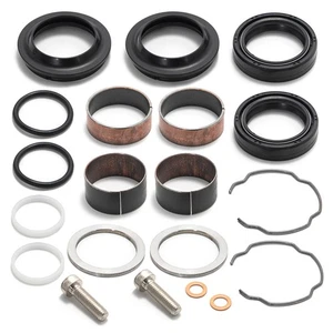 Fork Bushing Dust Oil Seal Rebuild Kits Sportster XL 88-18 FXR 1987-1994 & 99-00 - Picture 1 of 9