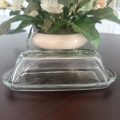 Anchor Hocking Glass Butter Dish and Lid - Image 1 of 4