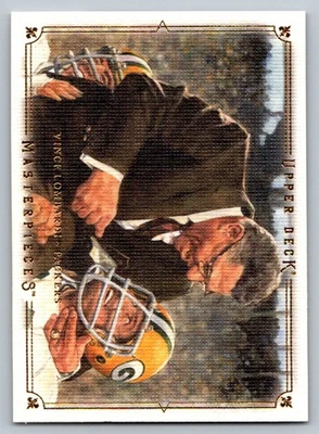 2008 Upper Deck Masterpieces  Vince Lombardi 86 - Image 1 of 2