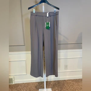 Pantalón de Trabajo Halara Flex Nuevo con Etiquetas Grande Pequeño Cintura Alta Silencioso Tormenta Gris Ancho - Imagen 1 de 6