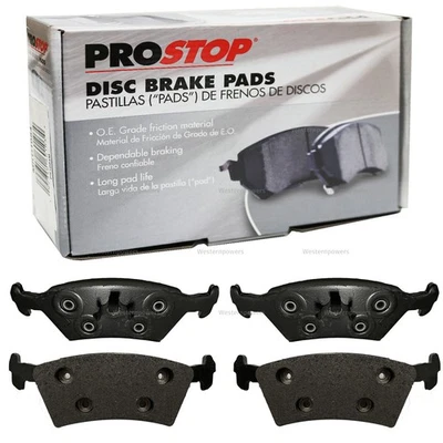 Rear Semi-Metallic Brake Pads Set For 1985-1991 Chrysler Laser TC Maserati — 第 1/4 张图片