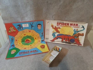 1977 Milton Bradley Boardgame  Amazing Spider Man w/ Fantastic Four Action Hero - Picture 1 of 14