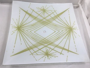 Mid Century Deckenleuchte Abdeckung erhöht Gold Glitzer Atomic Design - Bild 1 von 9