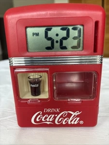 Coca-Cola Digital Alarm Clock/Bank Coke Vending Machine, 1998, CS - Picture 1 of 13