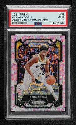 2023-24 Panini Prizm Choice Cherry Blossom /20 Ochai Agbaji #92 PSA 9 MINT - Image 1 of 2