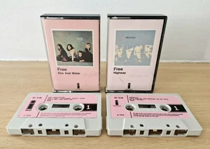 FREE Vintage Cassette Bundle X 2 Fire and Water Highway Pink Island Tapes - Picture 1 of 7