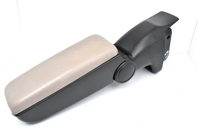 2014-2017 Fiat 500L Center Console Beige Leather Armrest Lid Storage OEM - Image 1 of 4