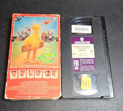 Follow That Bird (VHS, 1986) Sesame Street Kids Big Bird Rare HTF OOP B - Image 1 of 4