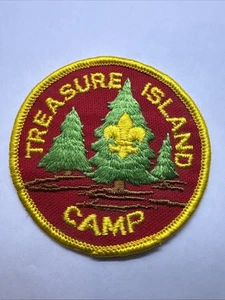 BSA Vintage 1960s TREASURE ISLAND CAMP PATCH Pennsylvania - Bild 1 von 1