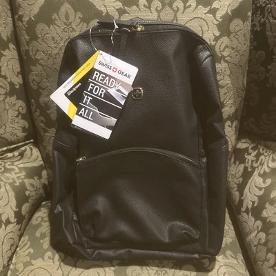 SwissGear Serenity Luxe Women's Laptop Backpack 16" Black Travel Business School - Image 1 of 4