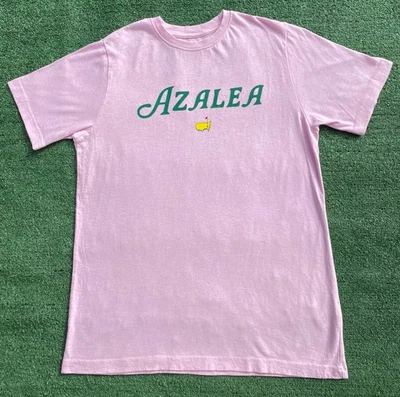 Azalea Masters Golf Augusta National Pink T-Shirt Men's Size XS - Image 1 of 4