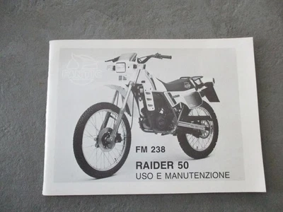Bordbuch Handbuch Fantic Raider 50 FM 238 Bedienungsanleitung Informationsbuch - Bild 1 von 4