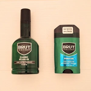 Brut Deodorante Uomo Splash-on Colonia & Signature (Confezione da 2 Prodotti) - Foto 1 di 5
