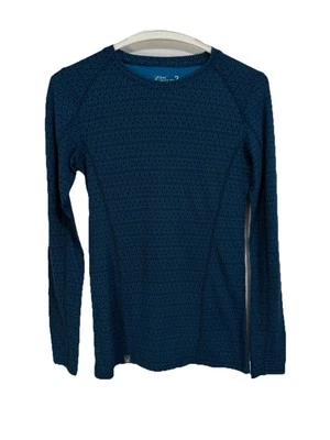 Ibex Woolies 2 Size XS 100% Merino Wool Base Layer Shirt Womens Blue Outdoors - Image 1 of 4