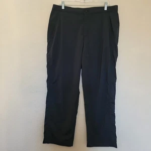 Royal Robbins Pants Womens 14 Black Outdoors Hiking Lightweight Pockets Nylon - Picture 1 of 9