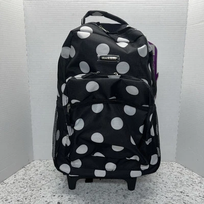 Rockland R01-BLACK DOT 17 pulgadas Mochila con ruedas Rockland Foto 1 de 4