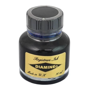 Diamine Registrar's Bottled Ink 30ml - Blue/Black Liquid Ink - Picture 1 of 4