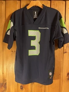 NFL Seattle Seahawks Youth Jersey, Russell Wilson #3, Size Large 14-16 Blue - Picture 1 of 6
