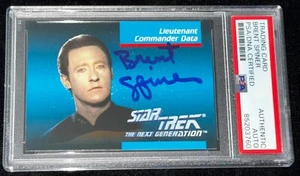 Brent Spiner "Commander Data" Impel STAR TREK Signed Auto Rookie Card (RC) PSA - Picture 1 of 3