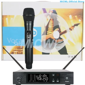 QLX UHF Wireless Microphone System Cardioid Dynamic Handheld Karaoke Mic QLXD4 - Picture 1 of 5