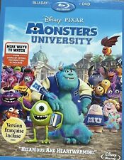 Disney Pixar's Monsters University (Blu-ray/DVD, 2013) Free Shipping in Canada!