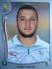 Panini 599 Nabil Ghilas Algerien FIFA WM 2014 Brasilien