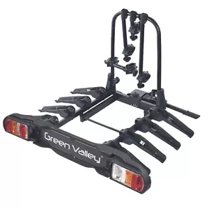 Portabicicletas Discovery 4 e-Bike portabicicletas portabicicletas trasero 4 ruedas 60 kg carga adicional TÜV - Imagen 1 de 6