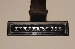 1968 PLYMOUTH FURY III FENDER EMBLEM OEM 2786336 FURY 3  - Bild 1 von 7