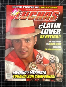 RARE Vintage Mexican Magazine Super Luchas Latin Lover 2006 Lucha Libre - Bild 1 von 3