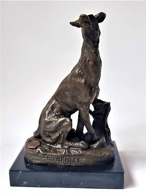Lévriers Figure En Bronze Chien Animal Bronze Lévrier Assis • 87.73€