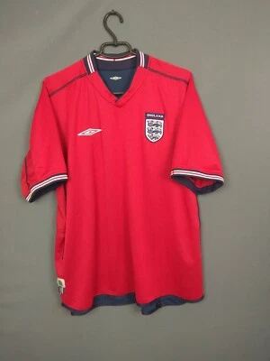 England Shirt 2002 2004 Away Size XL Jersey Umbro Football Trikot Maglia ig93 - Image 1 of 4