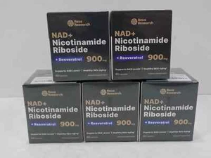5 BOXES SEALED 80 Reus Research NAD+ Nicotinamide Riboside 900 mg EX - 11/26 - Picture 1 of 3